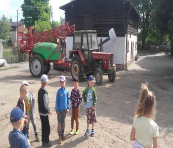 Wizyta przedszkolaków w gospodarstwie rolnym zdjecie 3