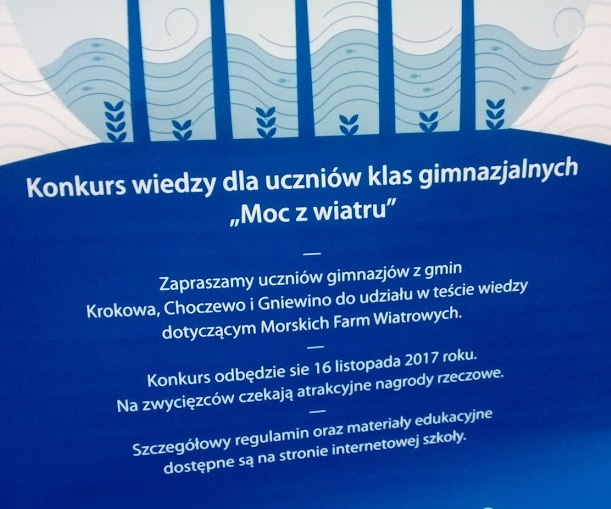 Konkurs „Moc z wiatru” organizowany przez PGE Energia Odnawialna S.A. w Warszawie.