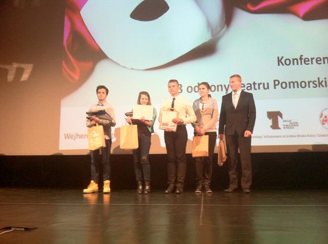 Pierwsze miejsce dla Piotra Górkowskiego w ogólnopolskim konkursie interdyscyplinarnym „Teatr w słowie i obrazie zaklęty”